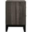 Table de chevet 2 tiroirs Grey Oak
