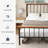 Banesa Metal Platform Bed-1561956895