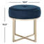 Skye Velvet Ottoman-26273473