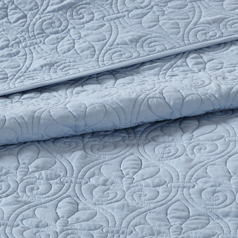 Collection de couvre-lit réversible Blue King - Une courtepointe pour un look luxueux.