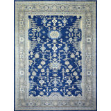 Transitional One-of-a-Kind Rectangle 8'10" X 11'9" Hand Knotted Area Rug