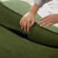 Durable Compact Two-seater Sofas, Green Chenille For Small Spaces