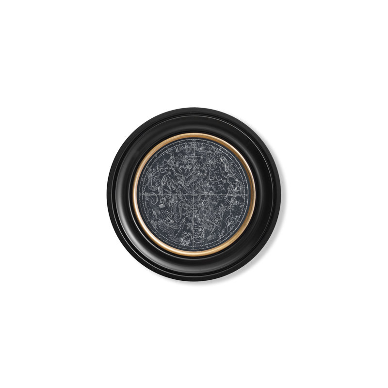 Constellation Southern by Mid-1800s - Single Picture Frame Print on Archival Matt 230gsm Paper, Black
