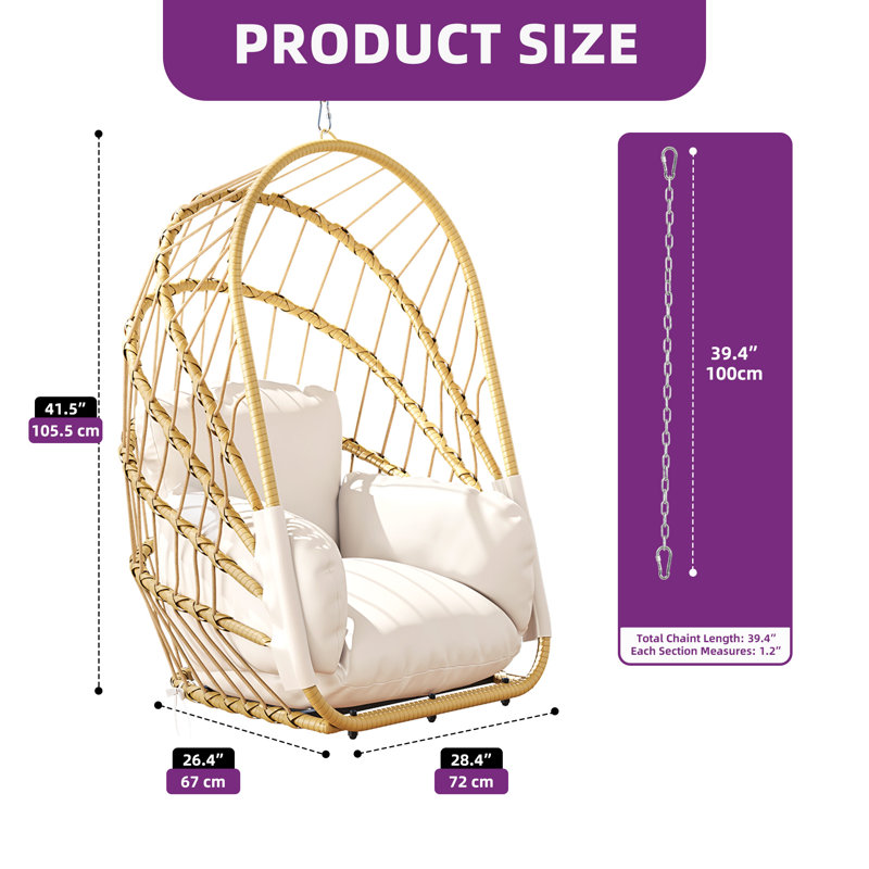 Maaseiah 1 Person Egg Chair - Stylish & Comfortable