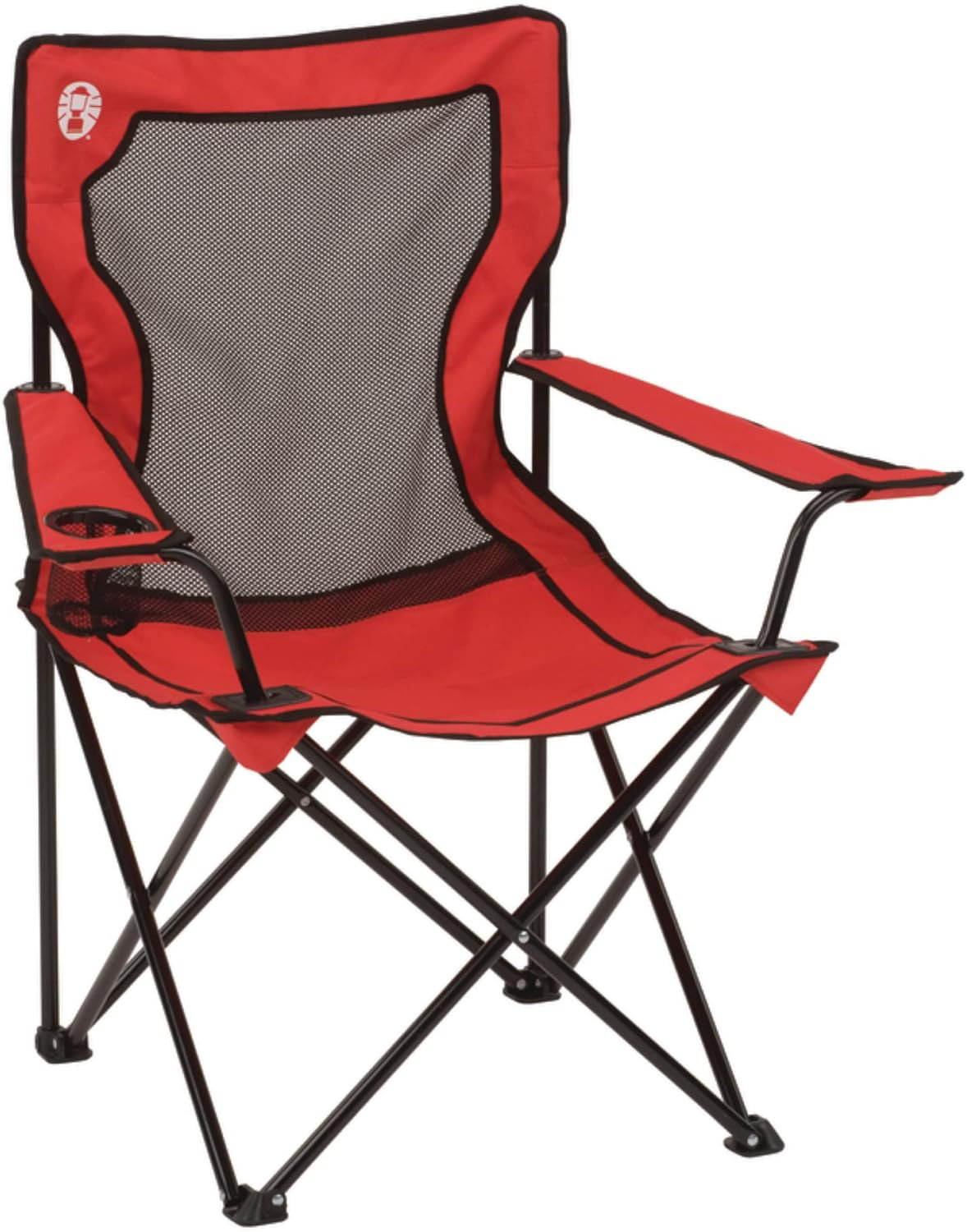 Fauteuil De Camping Portable Coleman Cooler Bleu - Confort Et Glacière Intégrée