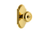 Grandeur Arc Plate Double Dummy with Bouton Door Knob