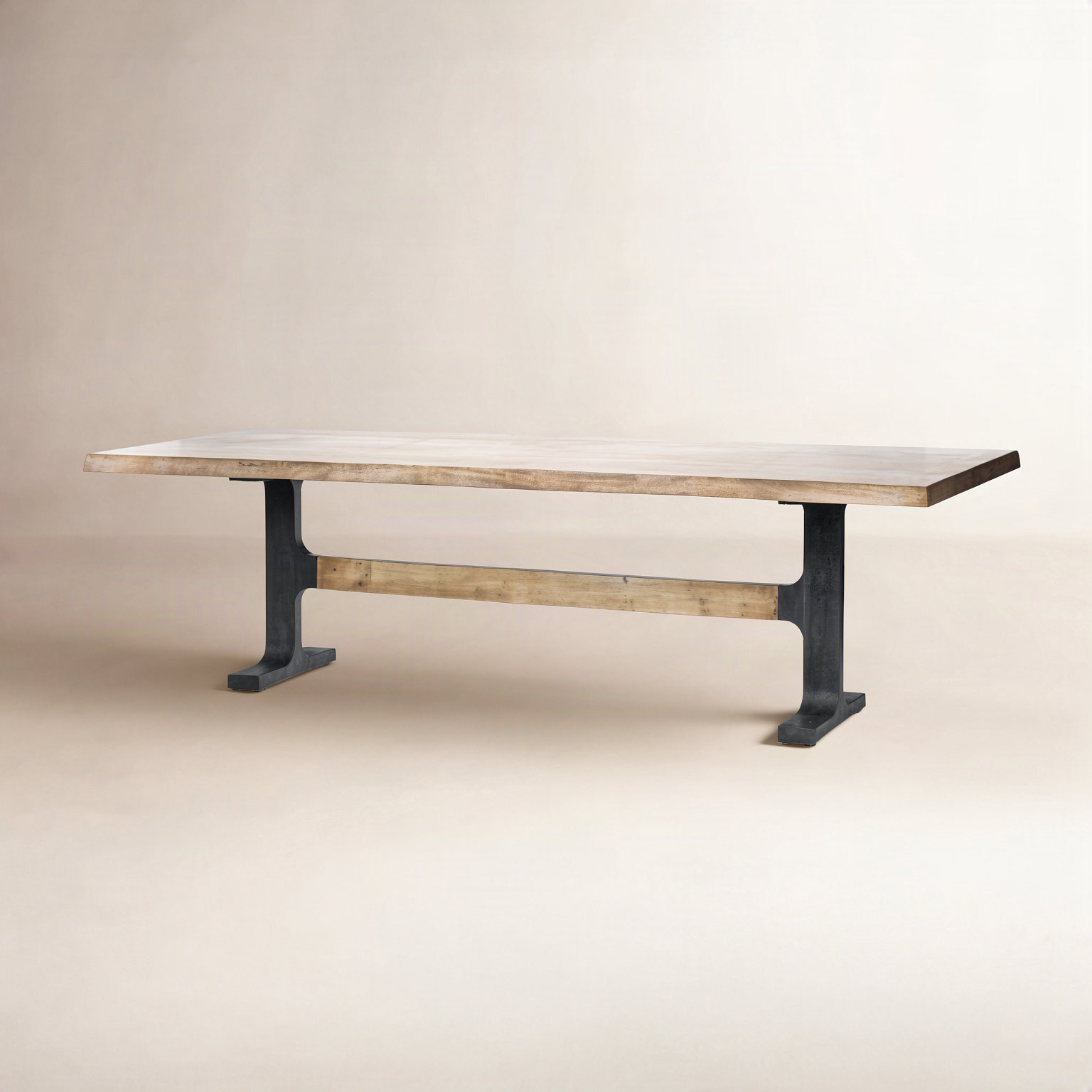 Janae 95'' Dining Table, Brown