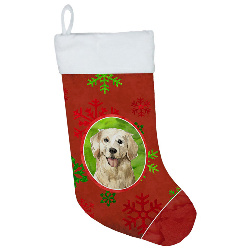 Chaussette de Noël, Golden retriever