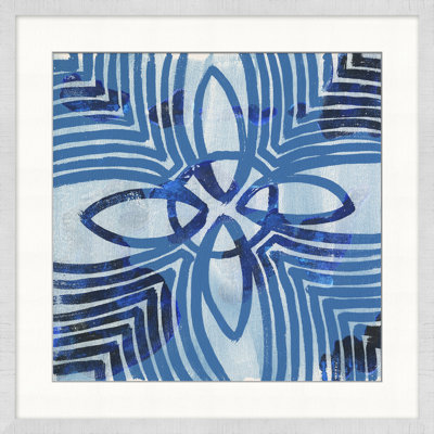 Symphony Blue Geometric 2 Print