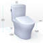 Toilette allongée deux pièces au sol Aquia® IV Cube 1,28 GPF (siège inclus)
