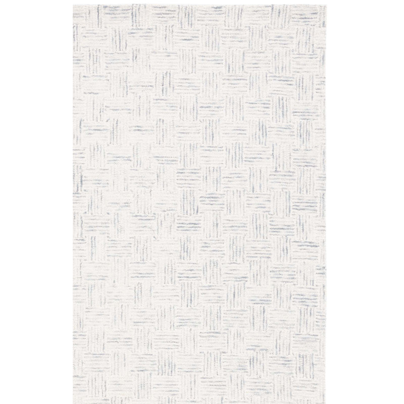 Tapis Micro-Loop 537 ivoire / gris, Rectangle 3 pi x 5 pi