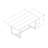 Modern Distressed Solid Wood And Metal Open Frame Dining Table-114002650-114002652