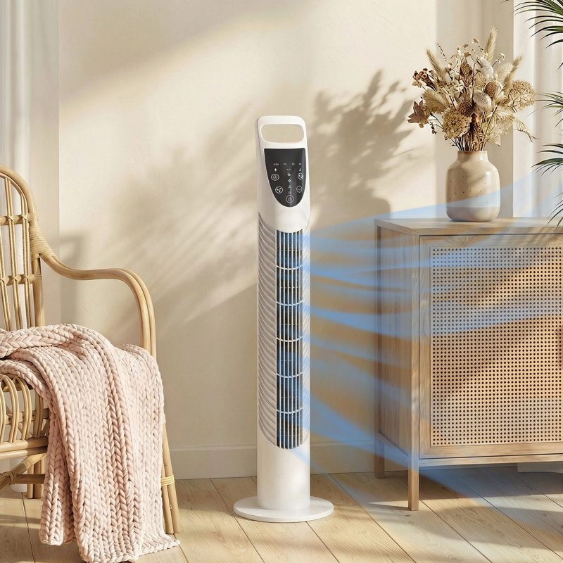 Tower Fan, White