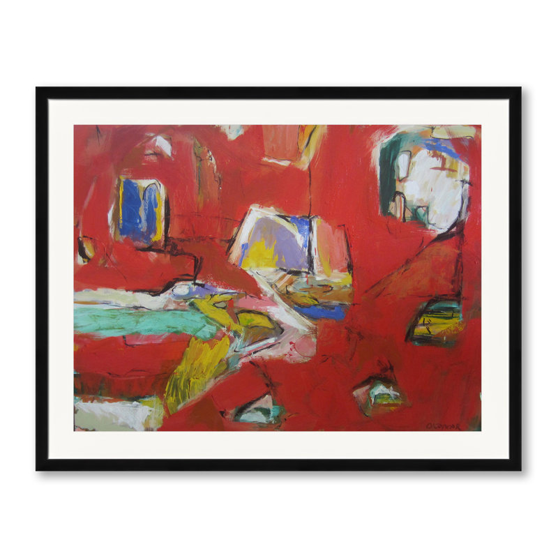 Songbirds Print by William O'connor, Black Framed Paper, 25.25" H x 31.25" W