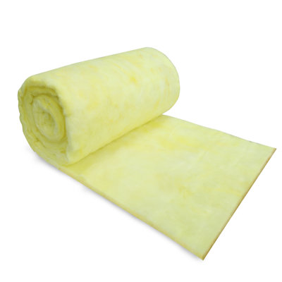 Sound Insulation And Noise Reduction Glass Wool Rolls Can Be Cut 24 Inches * 25 Feet * 4 Inches