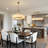 24"/ 31"Dimmable LED Drum Alabaster Chandelier Brass Pendant Lights For Dining Room-916560377-917483166