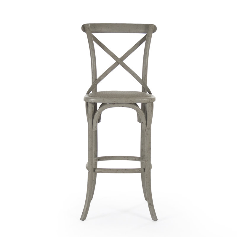 Parisienne Cafe 26" Counter Stool, Green, Counter Stool (26” Seat Height)
