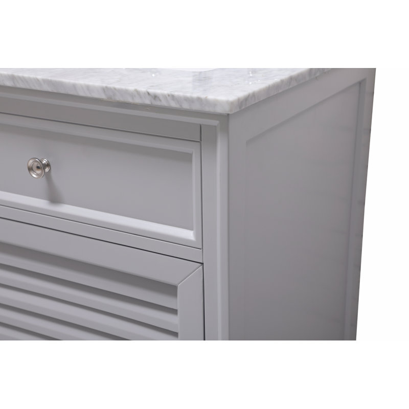 Ensemble de meuble-lavabo simple 24 po Closter, Gris