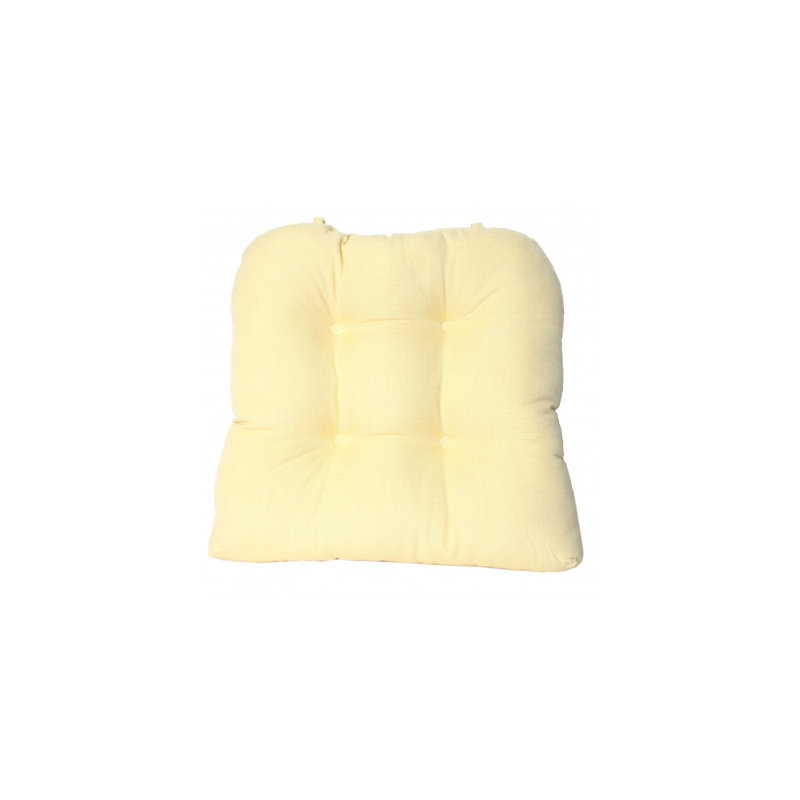 Coussin de coussin d'intérieur, Jaune