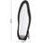 Irregular Full Length Mirror with Soft Flannel Frame – Shatterproof Glass, Freestanding or Wall Mount – Unique Art for Bedroom, Closet, Living Room