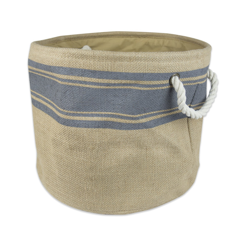 Bac en tissu Alanis, Gris, H 15 po x l 16 po x P 16 po