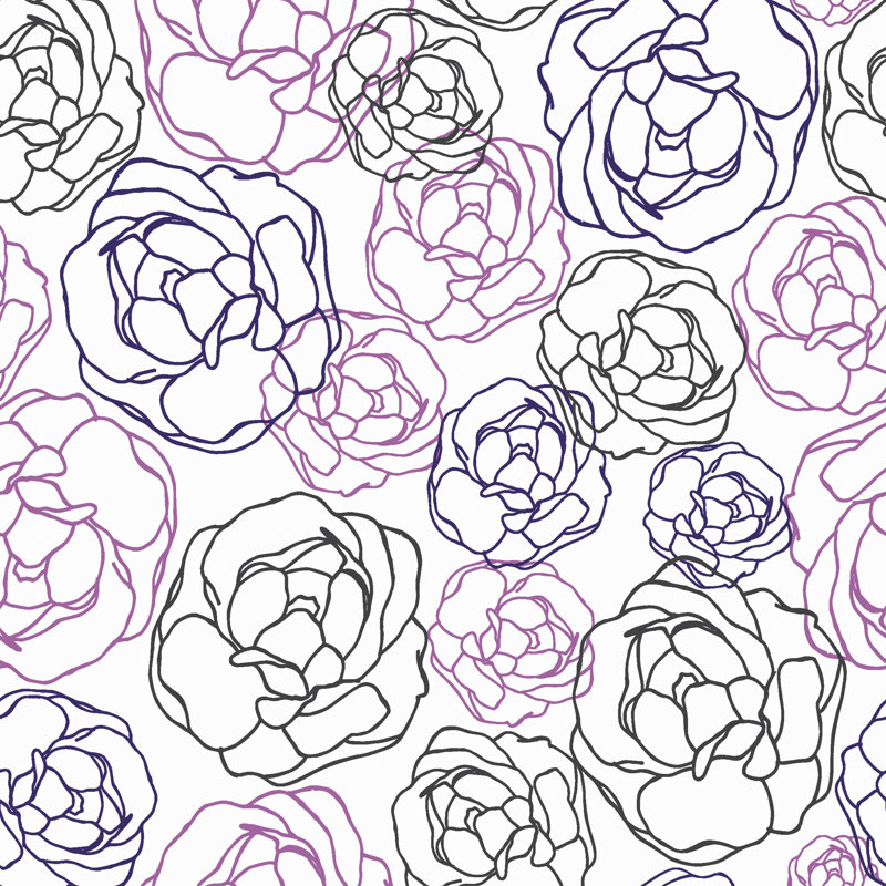 Cottage Rose Garden I by Ali Benyon - Wrapped Canvas Print, 122cm H x 122cm W