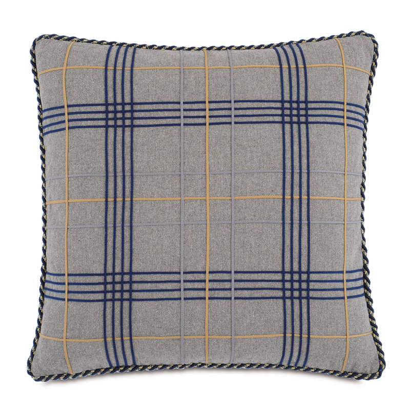 Arthur Plaid Down Throw Pillow