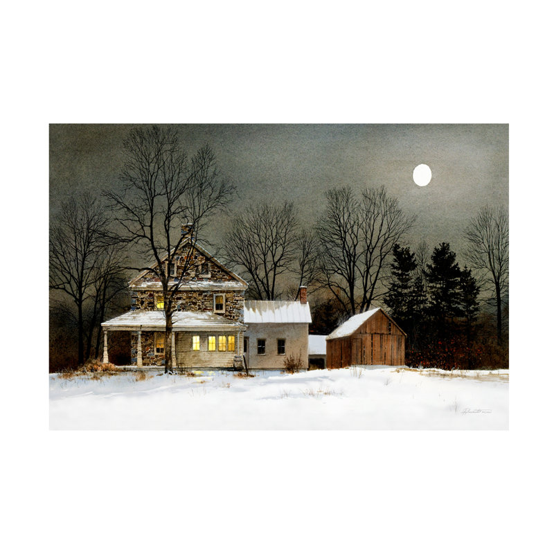 Art sur toile Ray Hendershot FALLEN MOON, H 22 po x l 32 po
