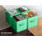 Sorbus 1" Foldable Fabric Storage Cube Bins with Handles in Teal