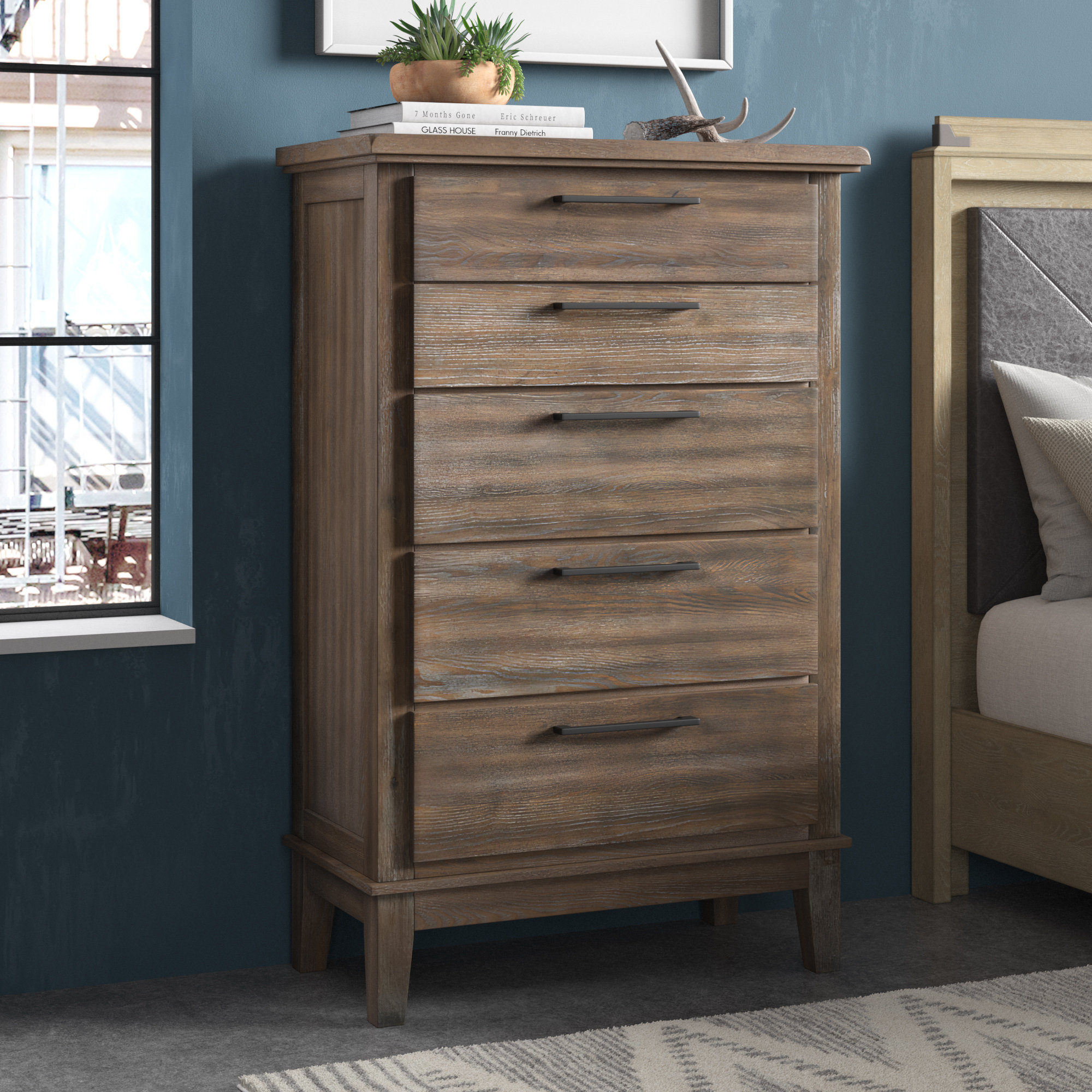 Steelside™ Bengal 5 Drawer 36'' W Standard Chest - Wayfair Canada