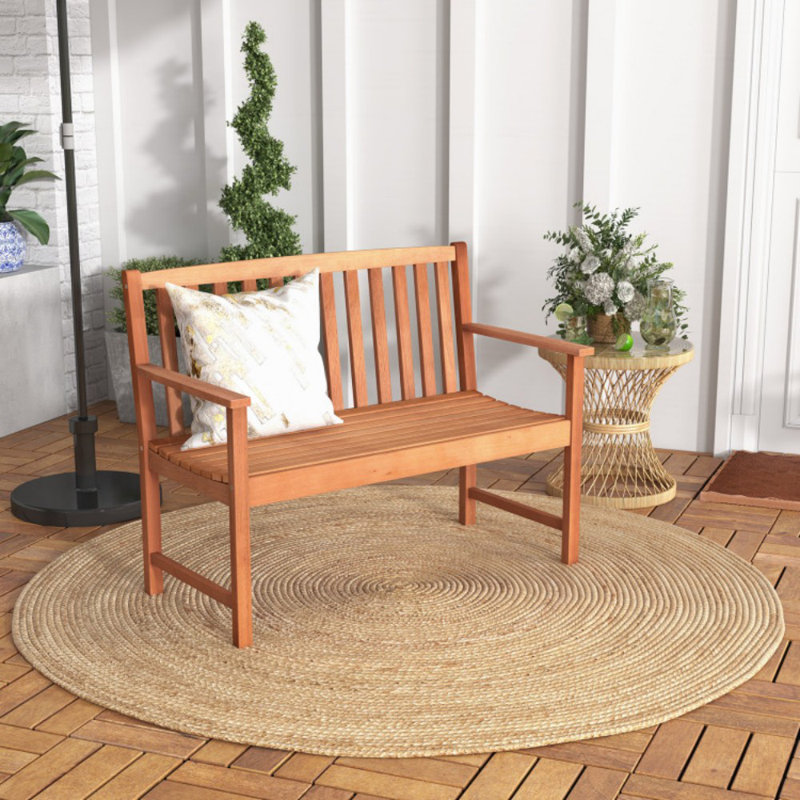 Banc de jardin en bois Nemuel