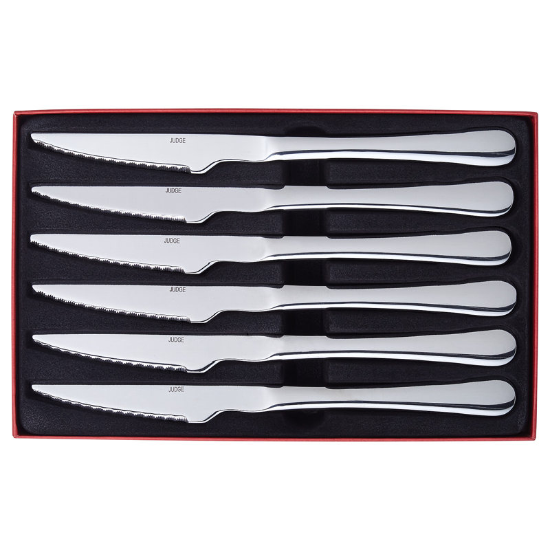 Judge Windsor Set of 6 Stainless Steel Steak Knives