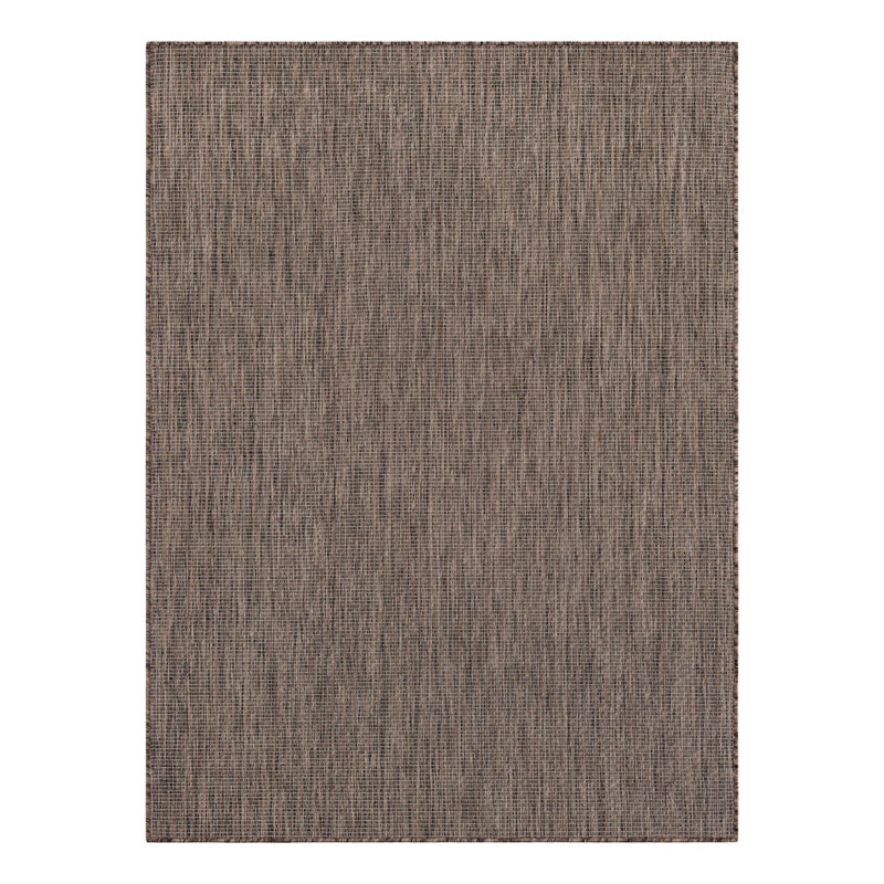 Abderus Light Brown Indoor Area Rug, Rectangle 5'3" x 7'1"
