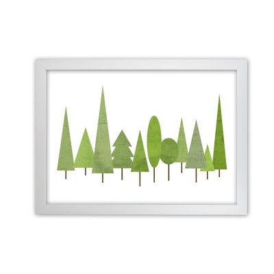 Scandinavian Trees Landscape Original - Print