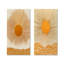 Mid-Century orange soleil imprimé III - ensemble abstrait d'art mural Mid-Century 2 pièces-1296963968-1296963972