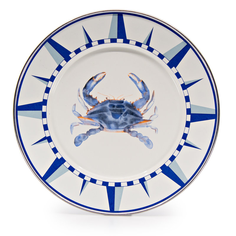 Blue Crab 10.5" Dinner Plate