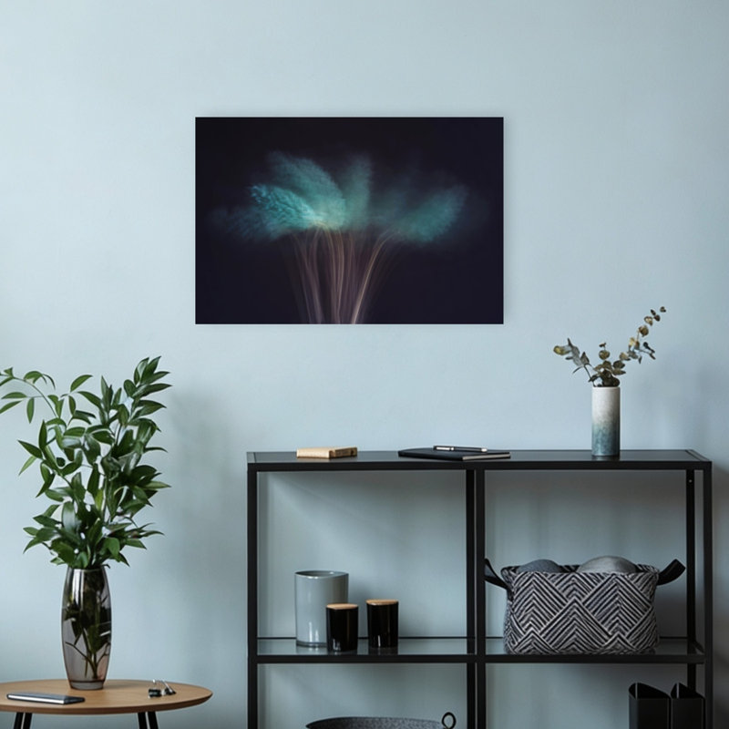 «Ethereal Bloom», impression d'art abstrait rêveur éthéré, 12" H x 18" W