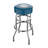 Commercial Grade Chrome Swivel Bar Stool with Vibrant Team Colors  -113702941