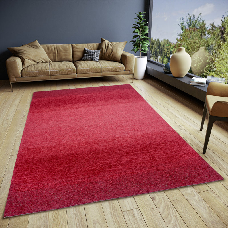 Bila Red Rug, Rectangular 60 x 90cm
