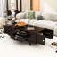Table basse multifonctionnelle avec grand rangement, compartiments cachés-557142881