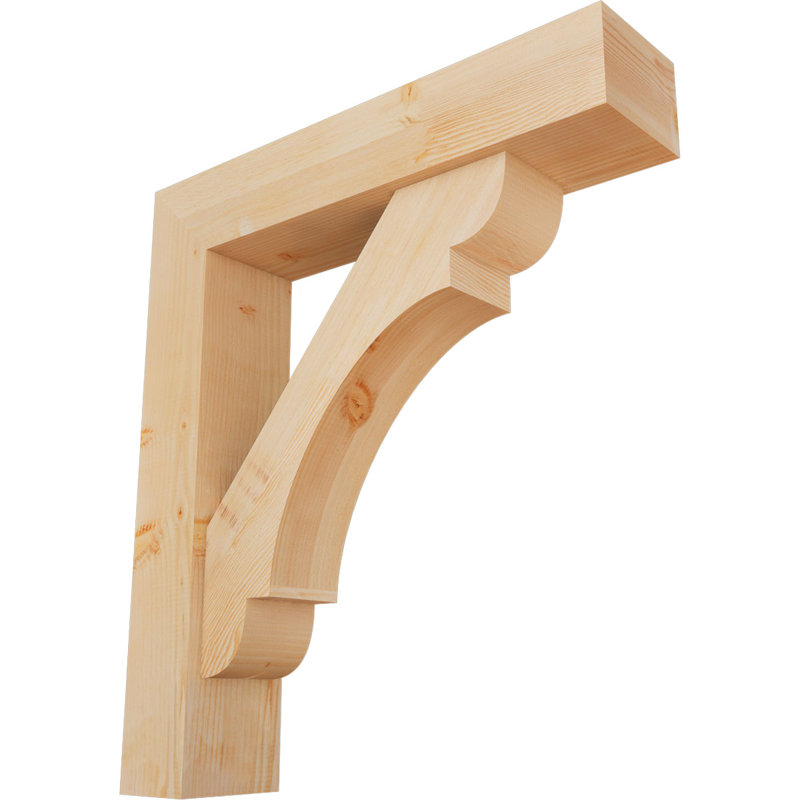 Support de bloc olympique avec entretoise décalée, 38 x 34, Sapin Douglas de l 7 1/2 (lisse)