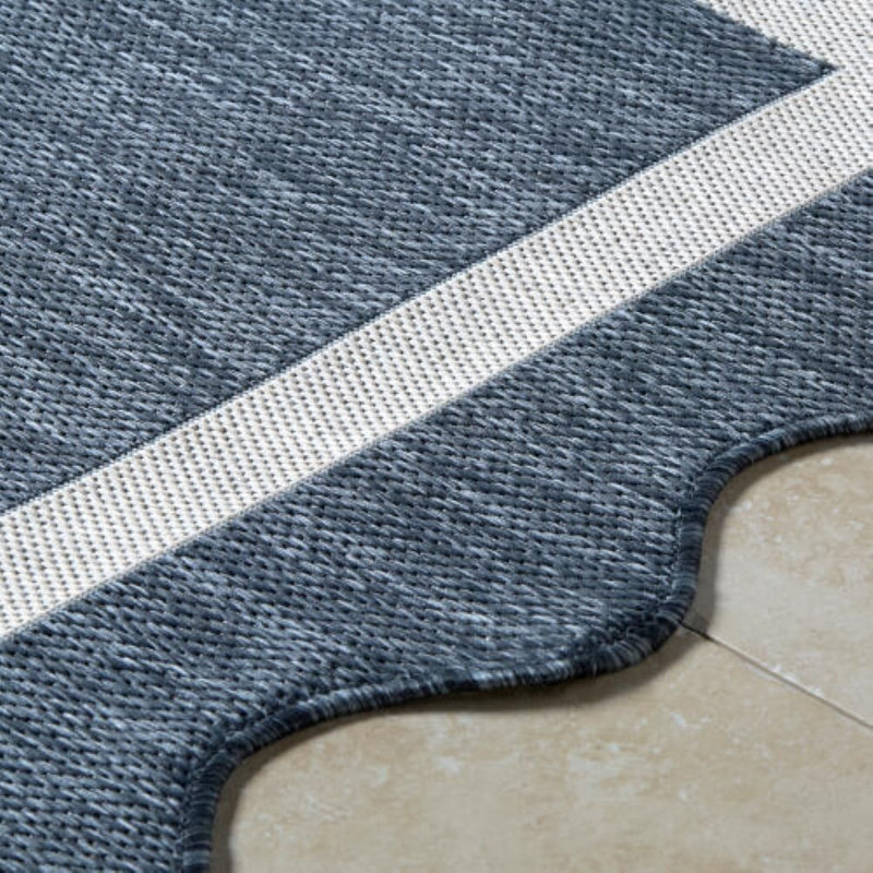 Skiles Machine Woven Rug, Rectangle 6'6.7" x 9'0.3"