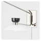 Viera 2 Light Glass Steel Dimmable Plug-in Swing Arm Sconce