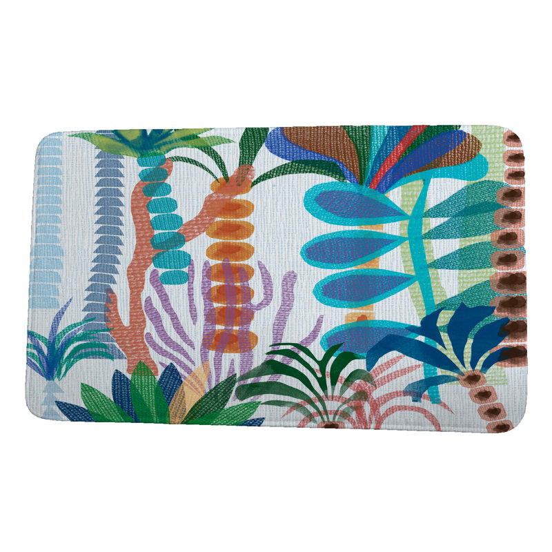Tapis de bain Gardner, l 24 po x L 36 po, Bleu
