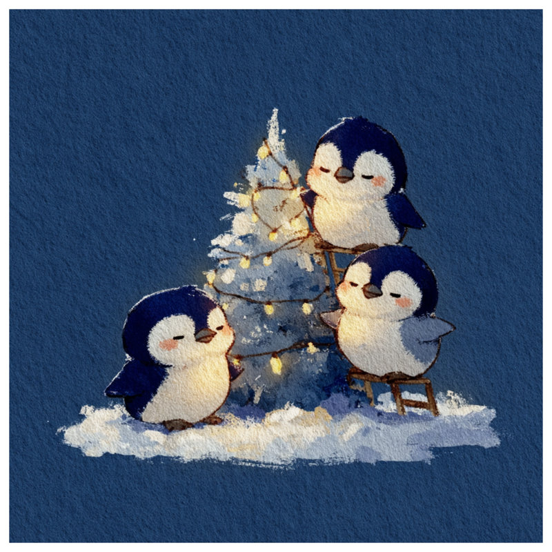 Tapis pour salle de bain Penguins, L 24 po x L 17 po