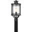 Tête de lanterne câblée à 1 lumière noire H 19,5 po Amiree Mystic