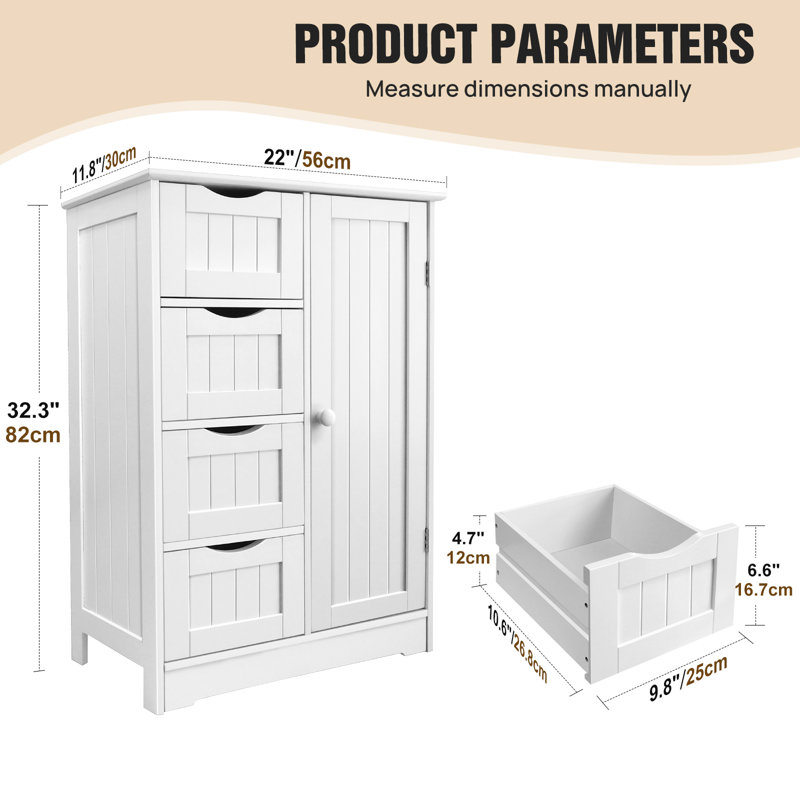 New Freestanding Bathroom Cabinet