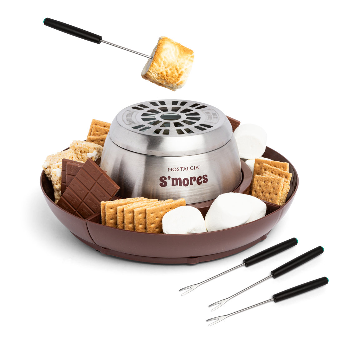 Nostalgia Electric Stainless Steel S'mores Maker Nostalgia