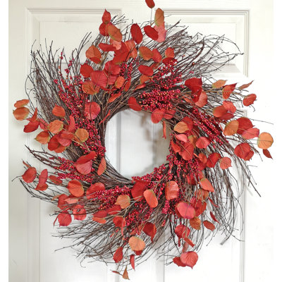 Faux Maple 28'' Wreath