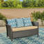 Causeuse St Lucia avec tissu durable et assise confortable, parfaite pour les salons confortables et les petits espaces.-337221793